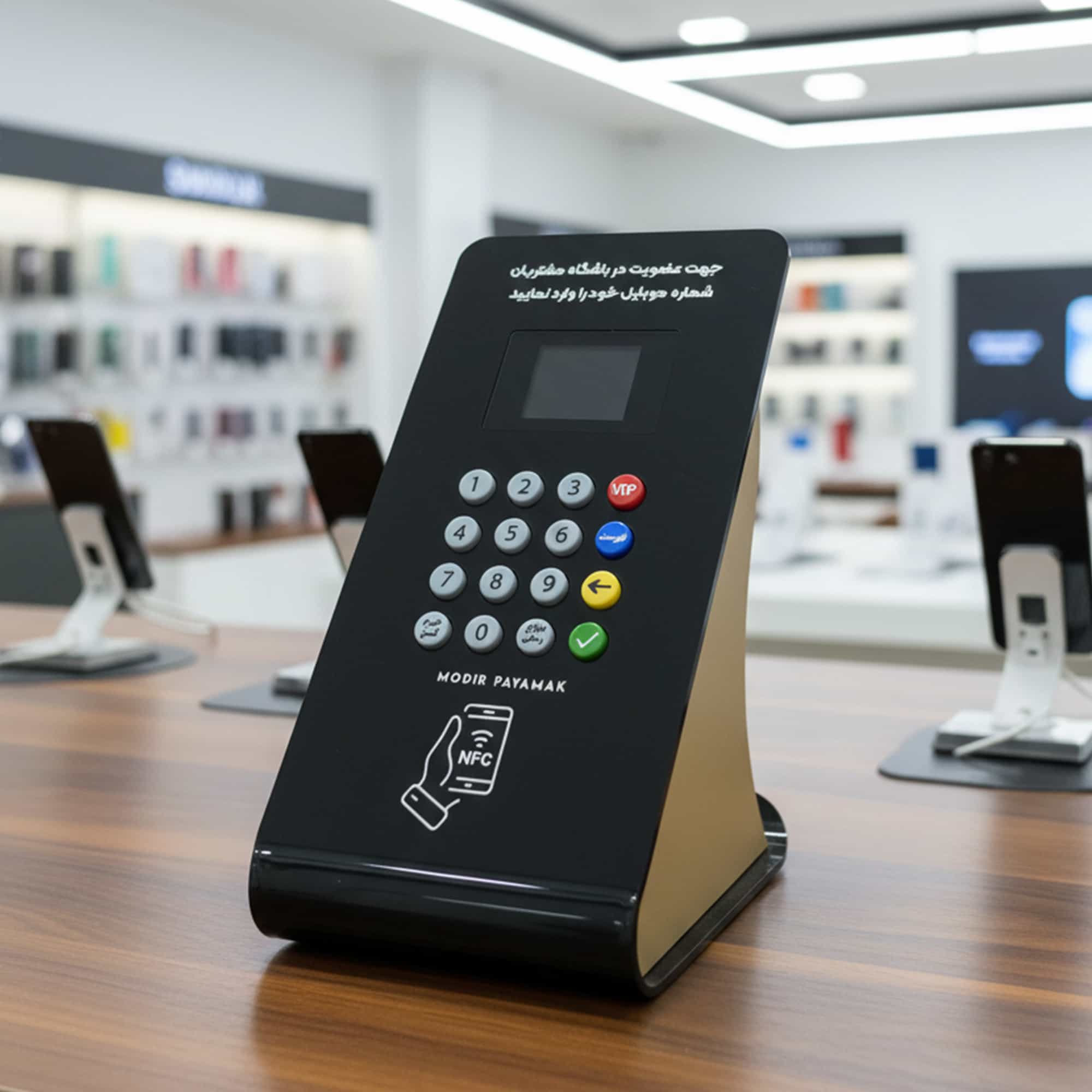 خرید و قیمت دستگاه ثبت شماره مشتری با قابلیت NFC