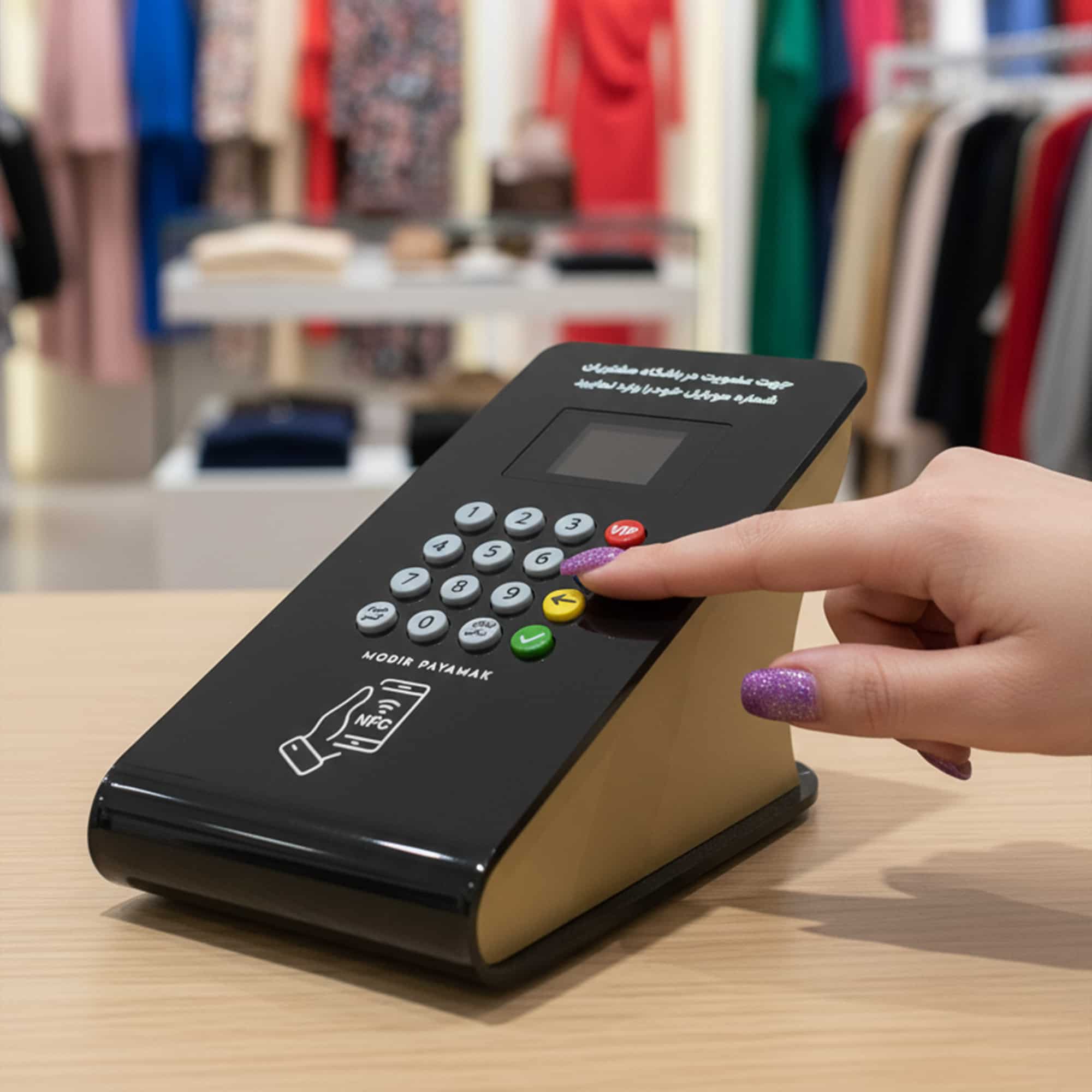 خرید و قیمت دستگاه ثبت شماره مشتری با قابلیت NFC
