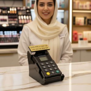 خرید و قیمت دستگاه باشگاه مشتریان مشکی با پایه